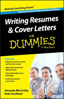 Writing Resumes and Cover Letters for Dummies - Australia / Nz Paperback For Dummies