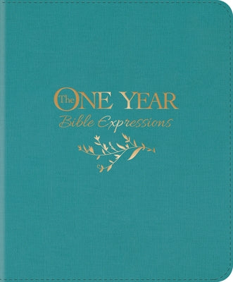 The One Year Bible Expressions NLT (Leatherlike, Tidewater Teal) Bible Tyndale House Publishers