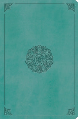 ESV Value Compact Bible (Trutone, Turquoise, Emblem Design) Crossway