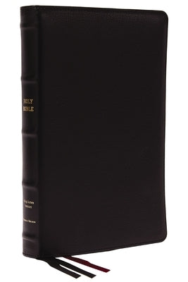 KJV Holy Bible: Large Print Thinline, Black Goatskin Leather, Premier Collection, Red Letter, Comfort Print (Thumb Indexed): King James Version: Holy Bible Thomas Nelson
