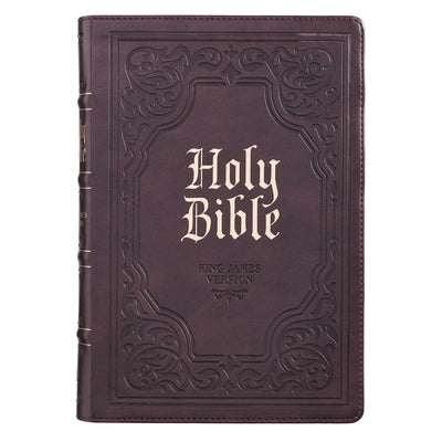 KJV Bible Giant Print Full Size Dark Brown by