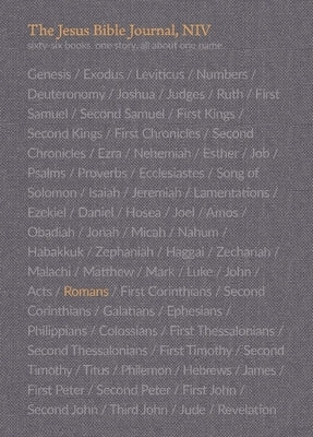 The Jesus Bible Journal, Romans, Niv, Paperback, Comfort Print Bible Zondervan