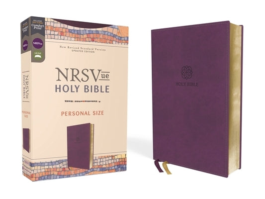 Nrsvue, Holy Bible, Personal Size, Leathersoft, Purple, Comfort Print Bible Zondervan