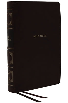 Nkjv, Reference Bible, Classic Verse-By-Verse, Center-Column, Leathersoft, Black, Indexed, Red Letter Edition, Comfort Print Thomas Nelson