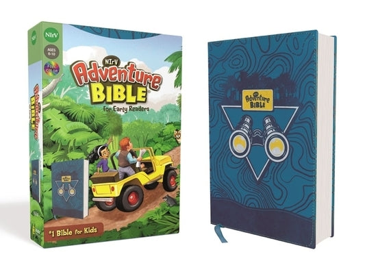Nirv, Adventure Bible for Early Readers, Leathersoft, Blue, Full Color Bible Zonderkidz