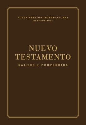 Nvi, Nuevo Testamento de Bolsillo, Con Salmos Y Proverbios, Revisión 2022, Leatherflex, Café by Vida
