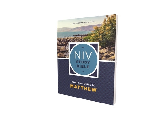 NIV Study Bible Essential Guide to Matthew, Paperback, Red Letter, Comfort Print Bible Zondervan
