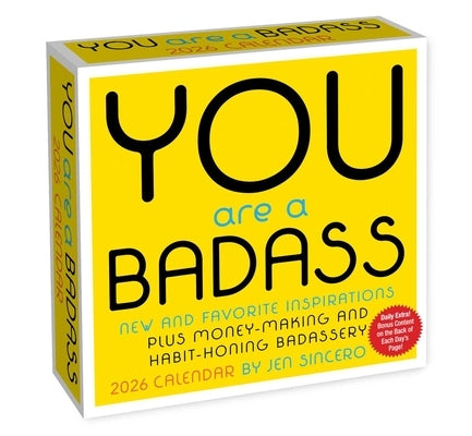 You Are a Badass 2026 Day-To-Day Calendar Daily Andrews McMeel Publishing