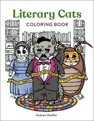 Literary Cats Coloring Book Paperback RP Studio