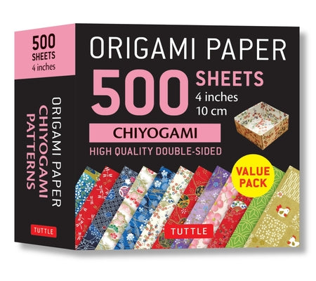 Origami Paper 500 Sheets Chiyogami Patterns 4 (10 CM): Tuttle Origami Paper: Double-Sided Origami Sheets Printed with 12 Different Illustrated Pattern Other Tuttle Publishing