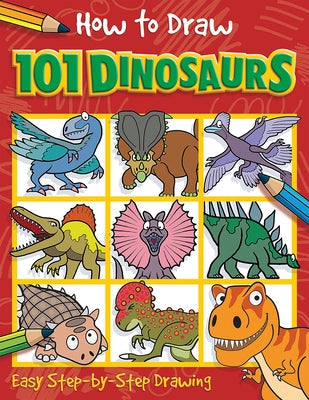 How to Draw 101 Dinosaurs Paperback Two Windmills