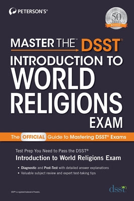 Master the Dsst Introduction to World Religions Exam Paperback Peterson's
