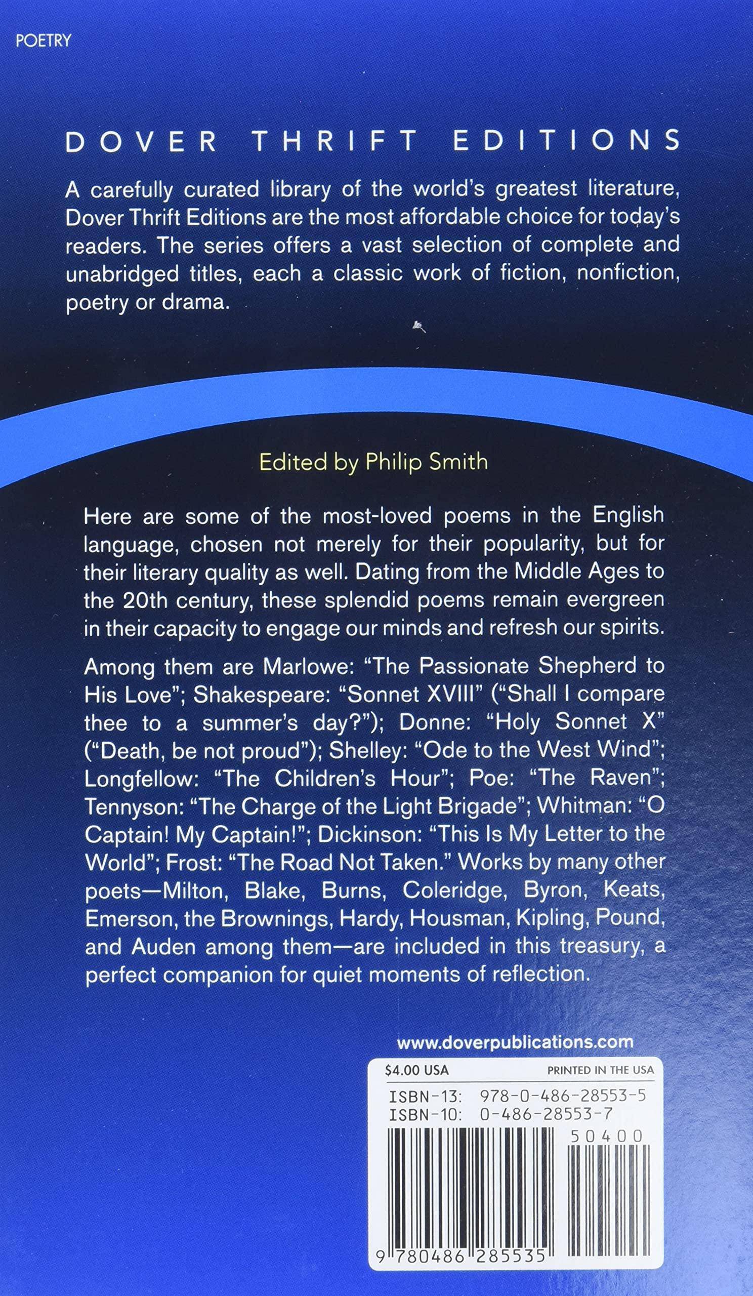 100 Best-Loved Poems - CA Corrections Bookstore