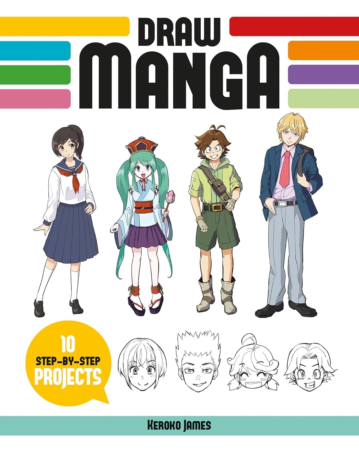 Draw Manga: 10 Step-By-Step Projects - CA Corrections Bookstore