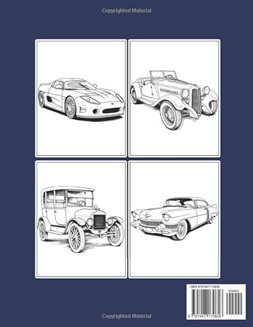 Cars Coloring Book For Inmates: 70 Coloring Pages For Adults With Beautiful Stress Relieving Designs for Relaxation, Mindfulness, Gift For Men Women In Jail And Cars Lovers Coloring Book 
