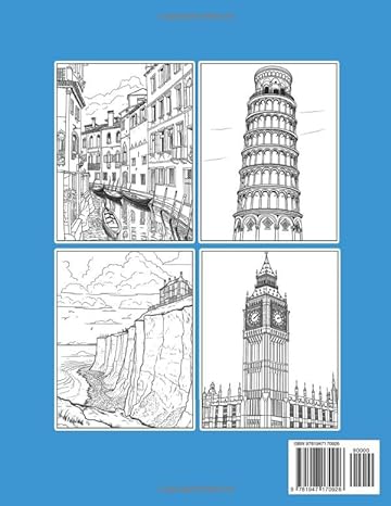 Travel Coloring Book For Inmates: 70 Coloring Pages For Adults With Beautiful Stress Relieving Designs for Relaxation, Mindfulness, Gift For Men Women In Jail And Travel Lovers - CA Corrections Bookstore