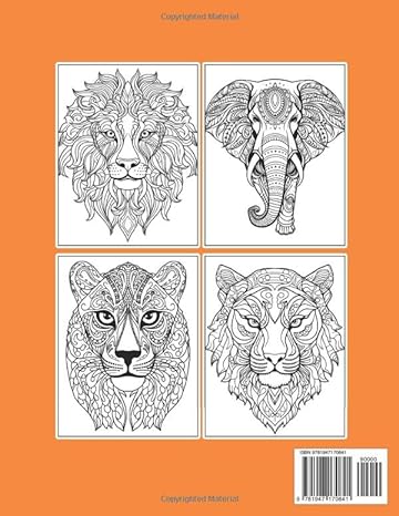 Animals Coloring Book For Inmates: 70 Coloring Pages For Adults With Beautiful Stress Relieving Designs for Relaxation, Mindfulness, Gift For Men Women In Jail And Animals Lovers - CA Corrections Book Store