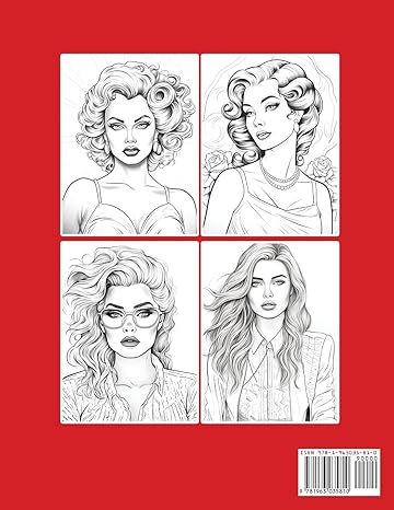 Fashion woman coloring book for inmates - CA Corrections Bookstore