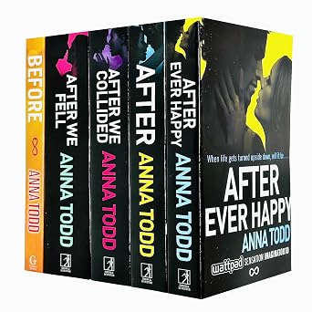 The Complete After Series Collection 5 Books Box Set by Anna Todd (After Ever Happy, After, After We Collided, After We Fell, Before)