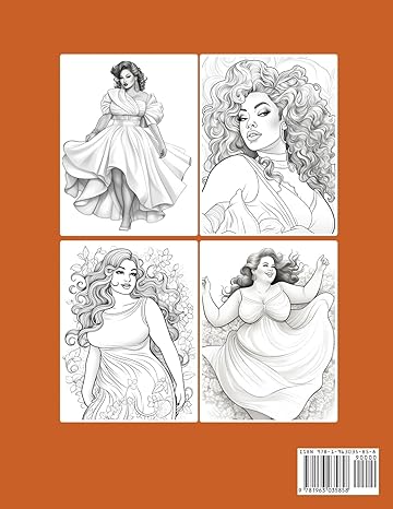 Curvy woman coloring book for inmates - CA Corrections Bookstore