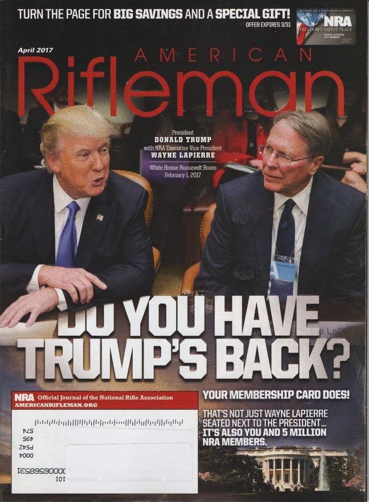 American Rifleman Magazine, Single Issue, April 2017