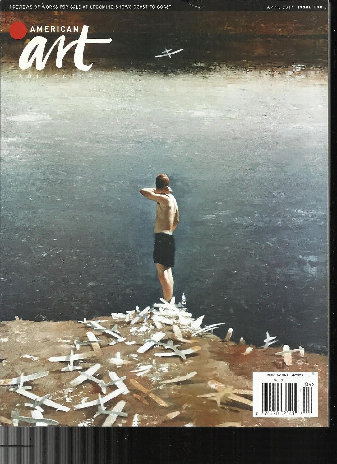 AMERICAN ART COLLECTOR MAGAZINE, APRIL, 2017 ISSUE, 138 DISPLAY APRIL 28th 17
