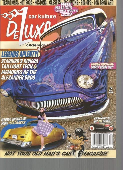 CAR KULTURE DELUXE MAGAZINE, OCTOBER 2018