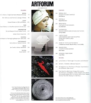 Artforum International Magazine (November, 2015)