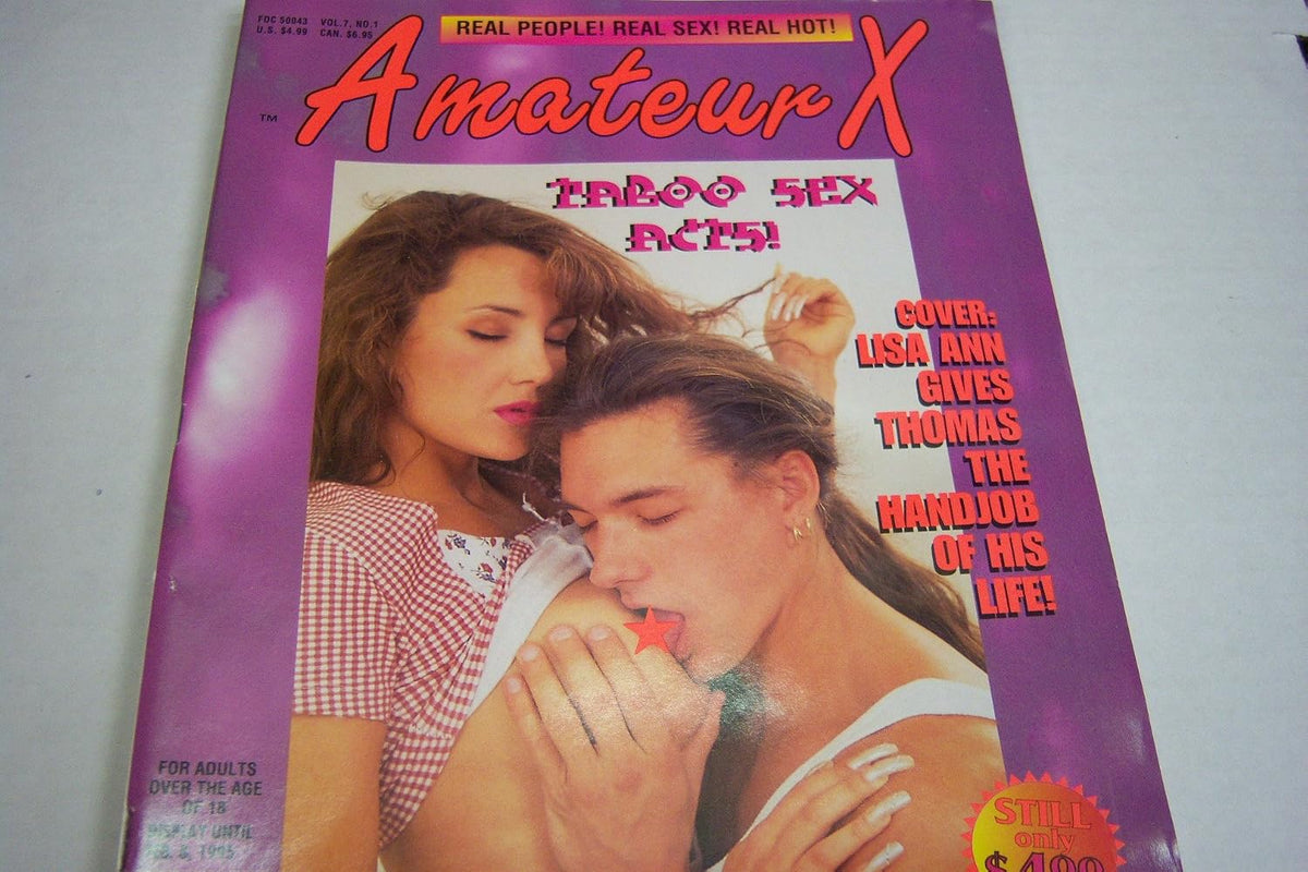 Amateur X 1994 Adult Magazine "Lisa Ann" "Elena & Lynn" Vol 7 No 1