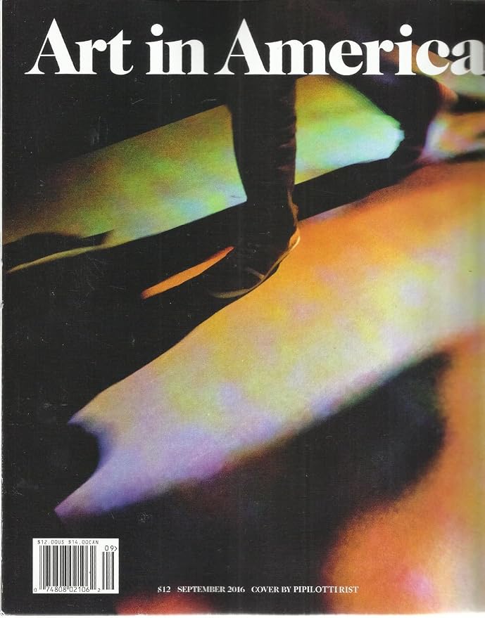 ART IN AMERICA MAGAZINE, SEPTEMBER, 2016