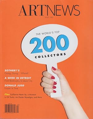 Artnews Magazine Fall 2016 The World's Top 200 Collectors