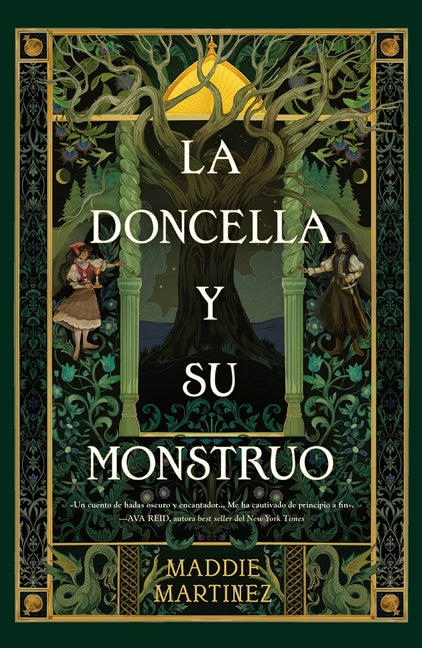 Paperback of "Doncella y su Monstruo" by Urano World, featuring the book cover with fantasy artwork and title text.