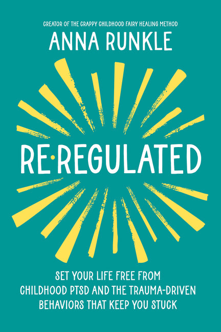 Paperback of "Re-Regulated" by Hay House LLC, showing the book cover with title and author on a plain background.