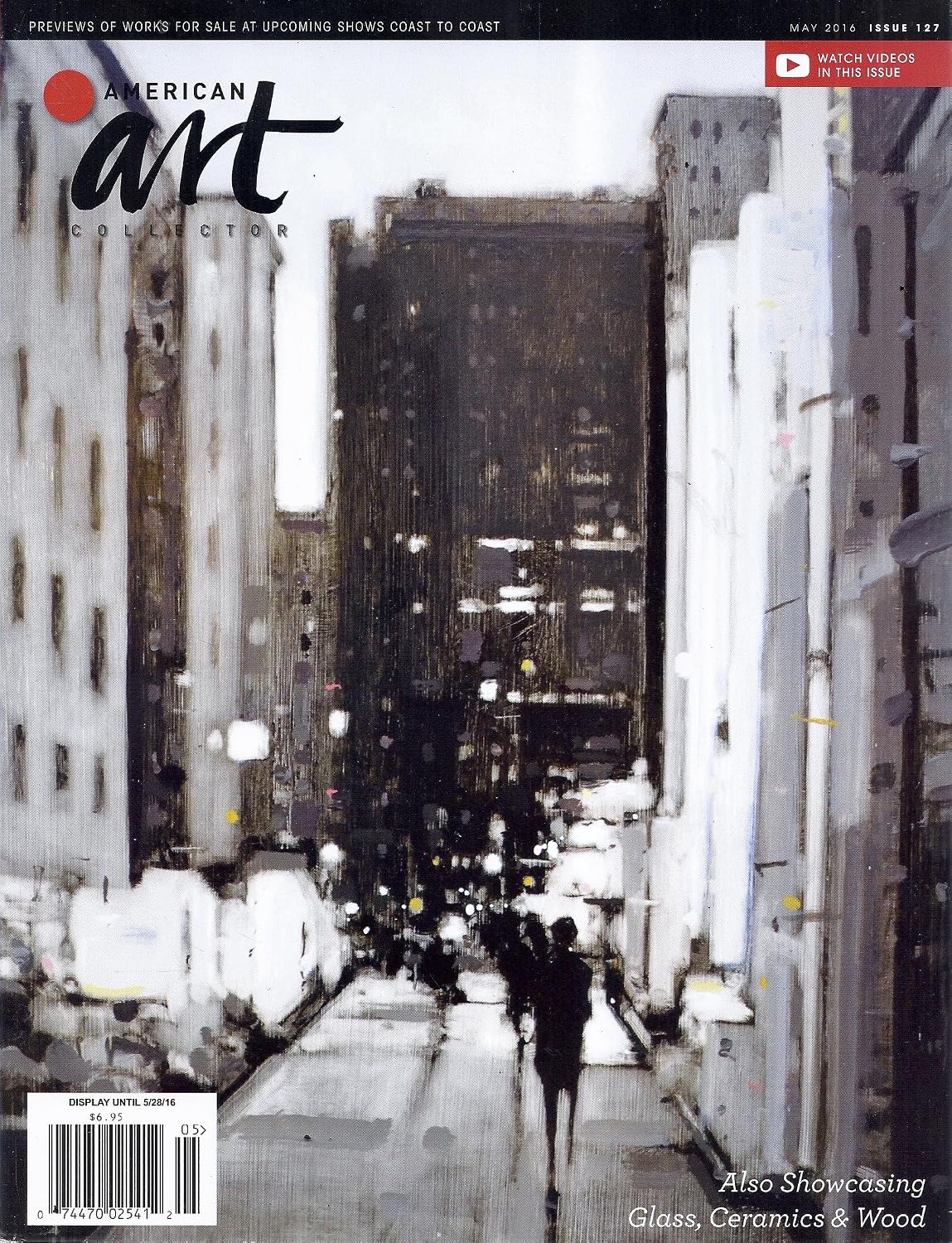 American Art Collector Magazine (may 2016 - Cover: "Study Park Avenue" by Geoffrey Johnson)