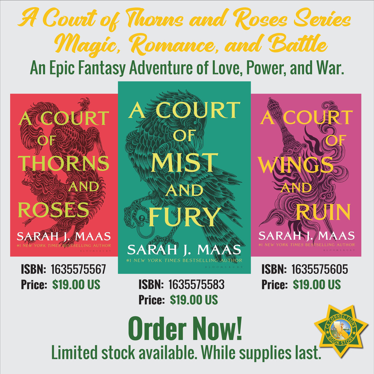 A Court of Thorns and Roses Series: Magic, Romance, and Battle Bundle
