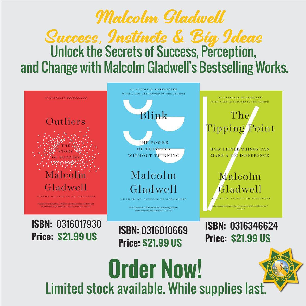 Malcolm Gladwell: Success, Instincts & Big Ideas Bundle