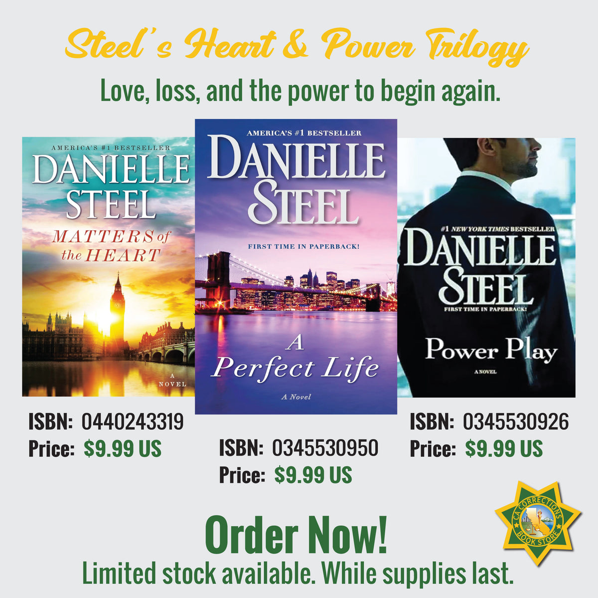 Steel's Heart & Power Trilogy Bundle
