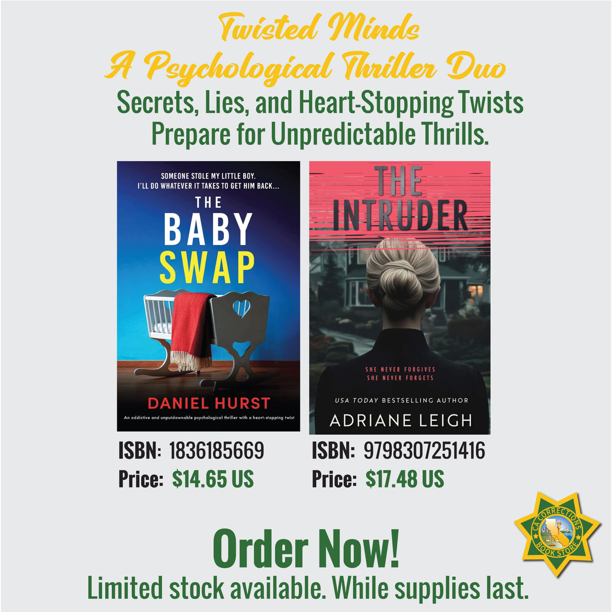 Twisted Minds: A Psychological Thriller Duo Bundle