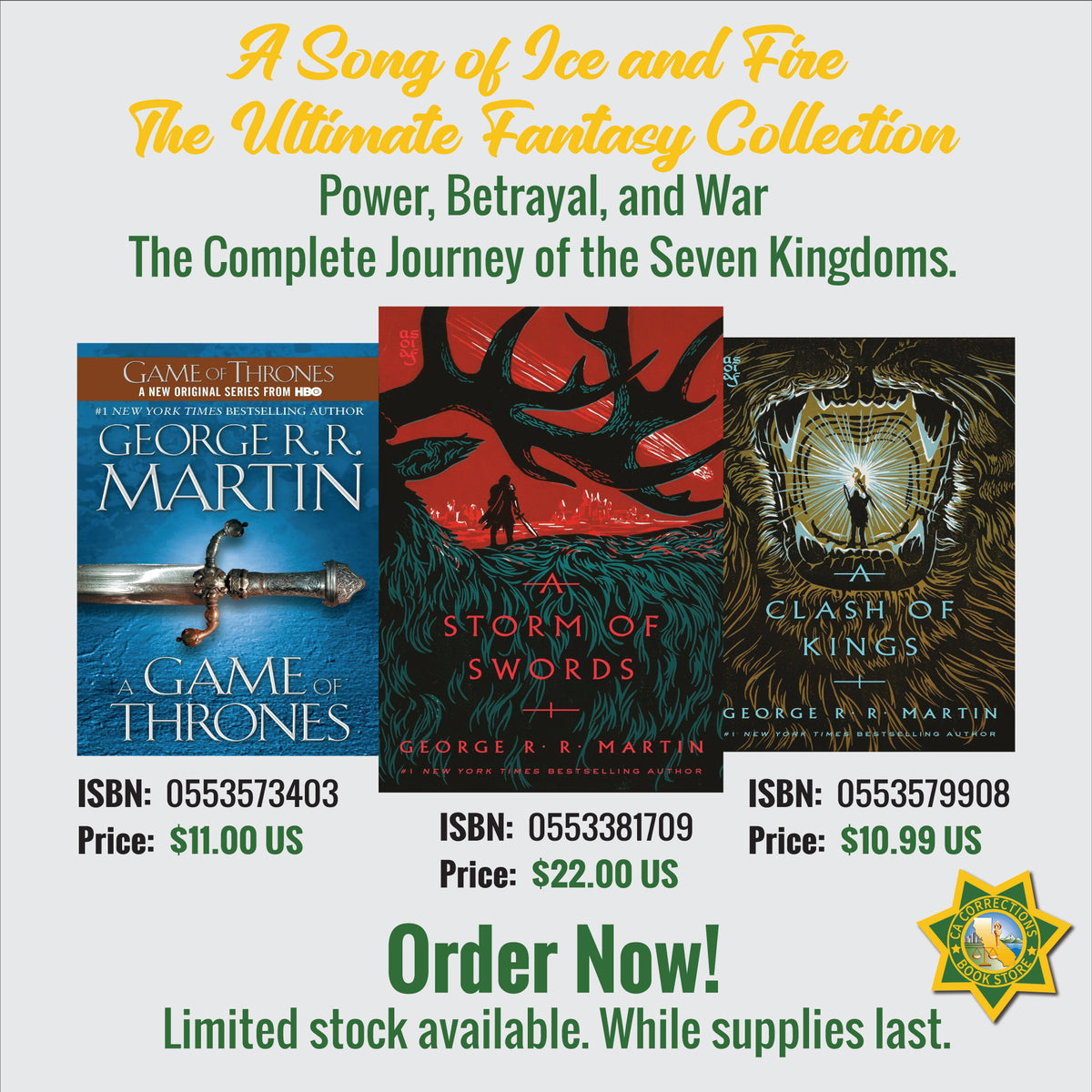 A Song of Ice and Fire: The Ultimate Fantasy Collection Bundle