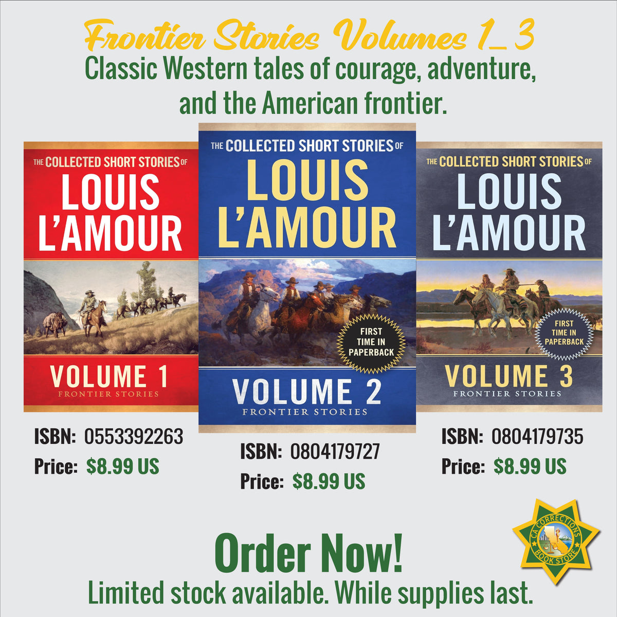 Frontier Stories Volumes 1–3 by Louis L'Amour