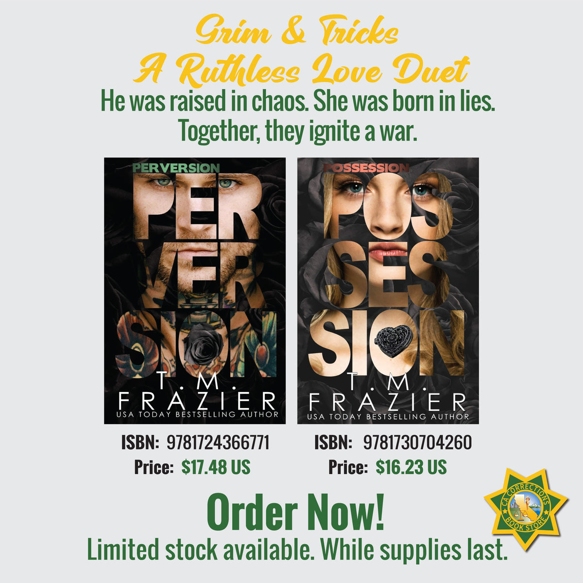 Grim & Tricks bundle featuring Perversion and Possession by T. M. Frazier