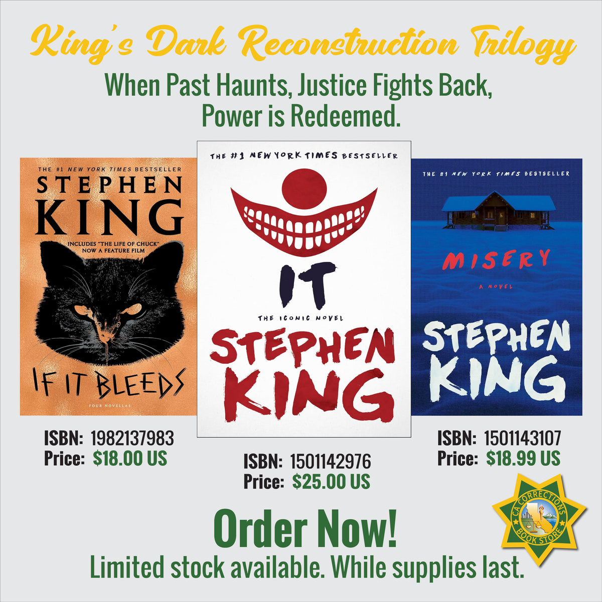 King's Dark Reconstruction Trilogy Bundle