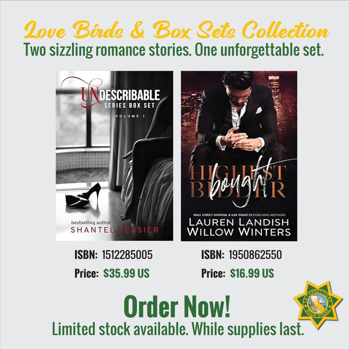 Love Birds & Box Sets Collection Bundle