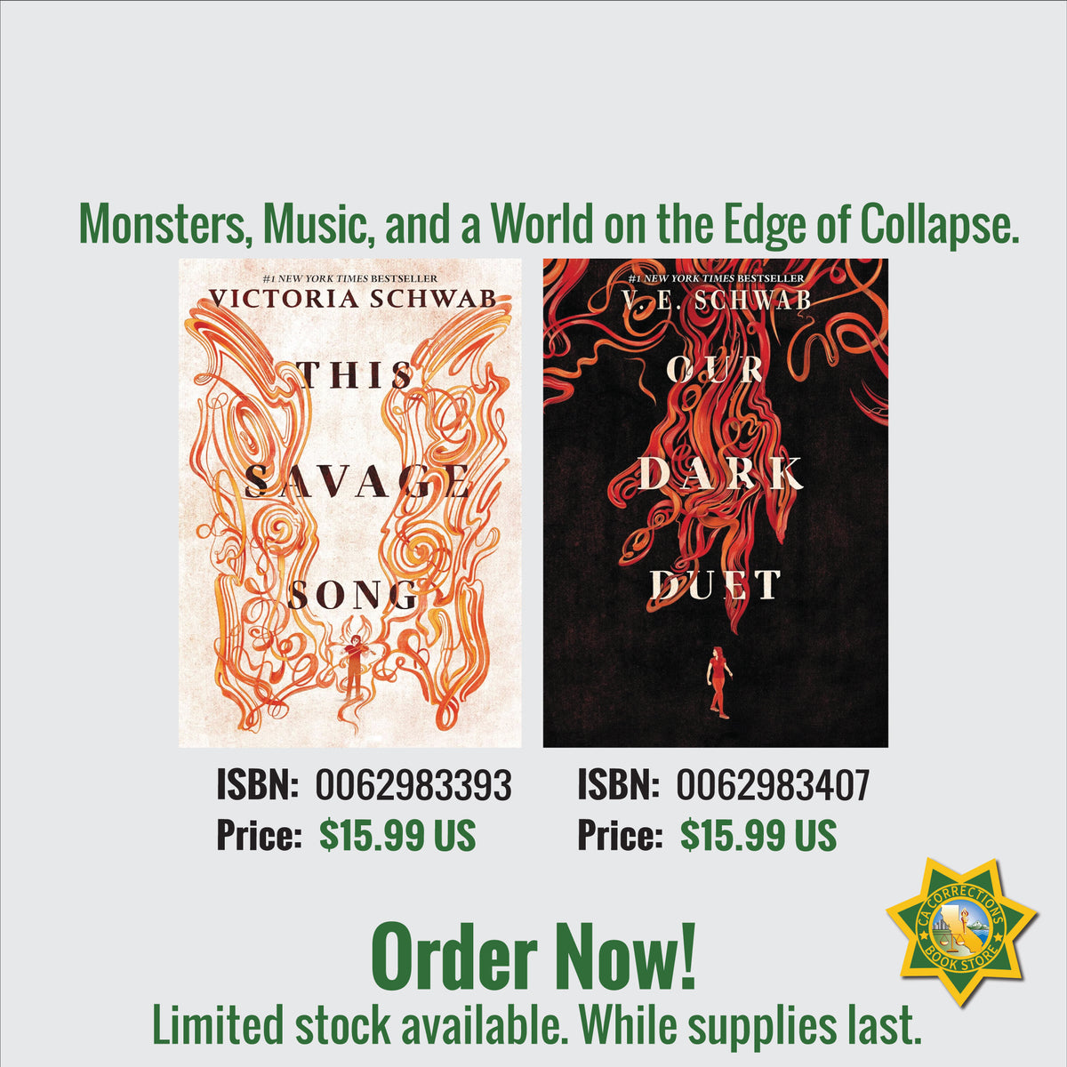Monsters of Verity bundle featuring This Savage Song and Our Dark Duet