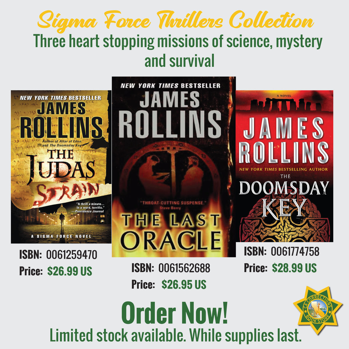 Sigma Force Thrillers Collection: Science, Mystery & Survival Bundle
