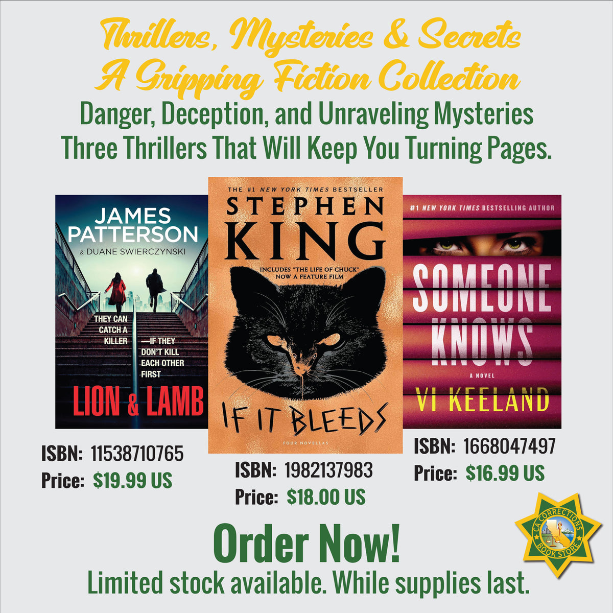 Thrillers, Mysteries & Secrets: A Gripping Fiction Collection Bundle