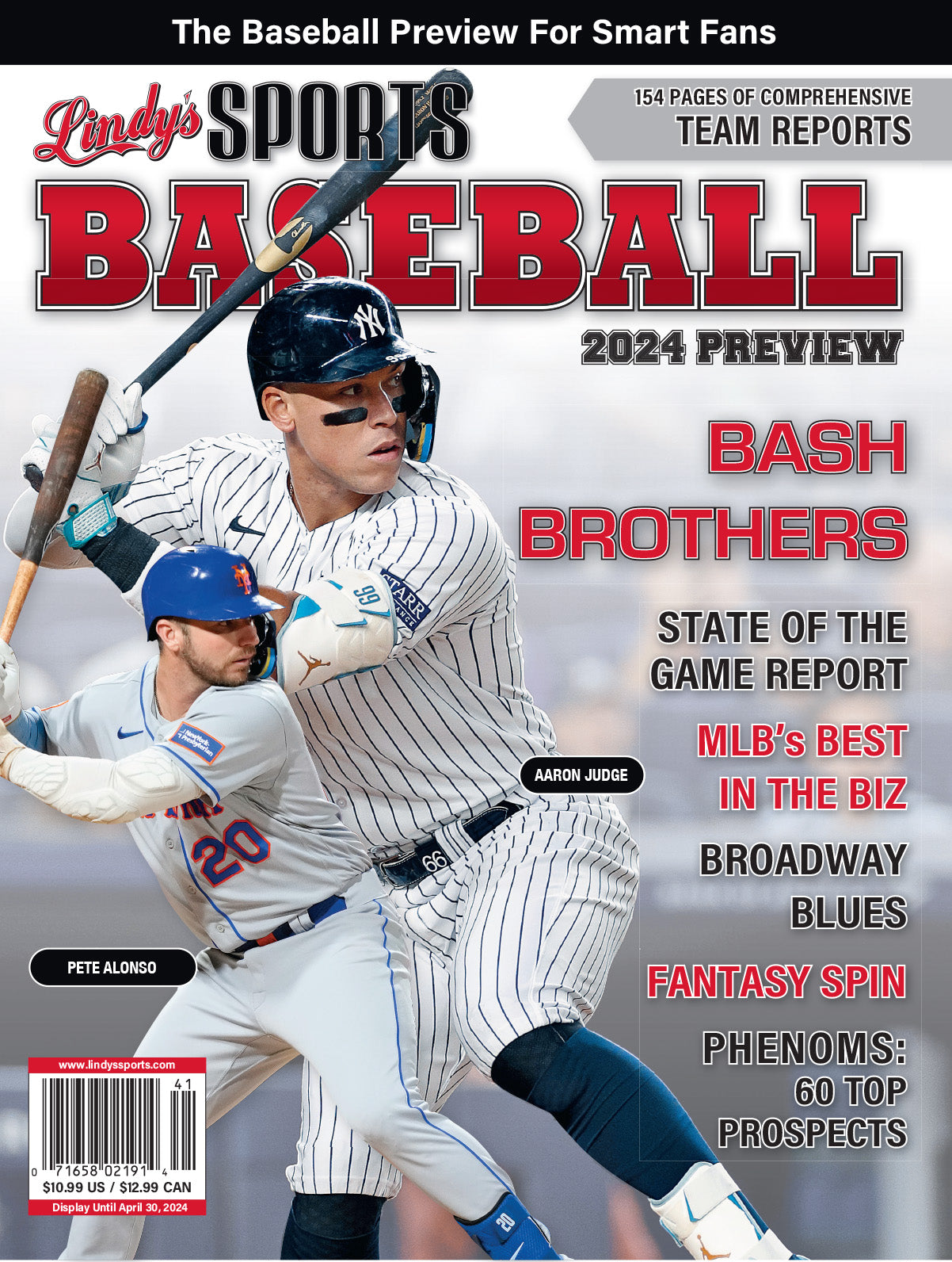 2024 Lindy's Baseball Preview - IN STOCK NOW (Select Cover) - CA Corrections Bookstore