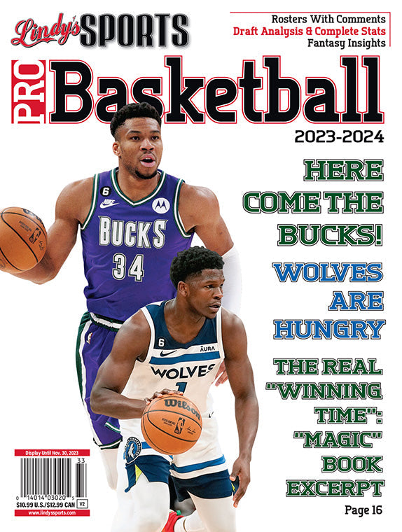 Lindy's Sports 2023-24 Pro Basketball Magazine - PRE ORDER - CA Corrections Book Store