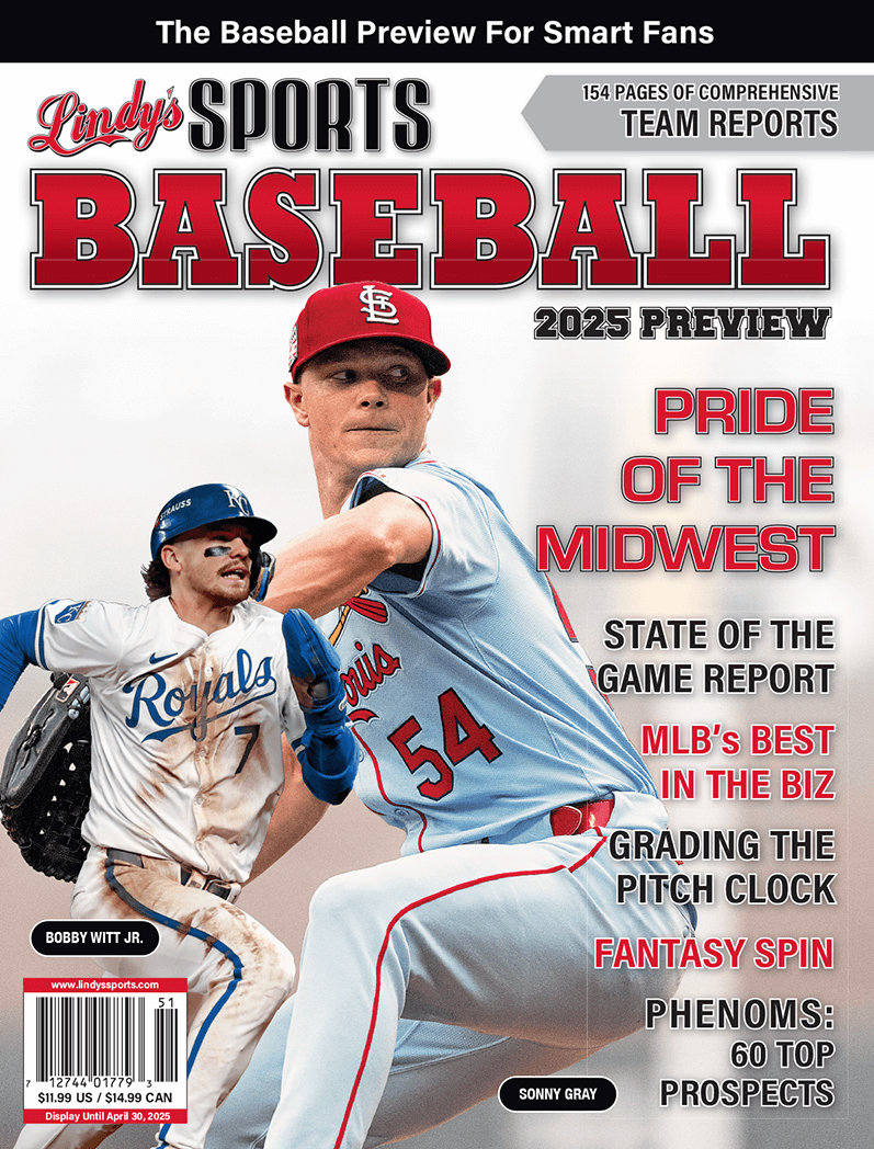 2025 Lindy's Baseball Preview Magazine / Covers Vary Sports Publications LINDY'S SPORTS St. Louis