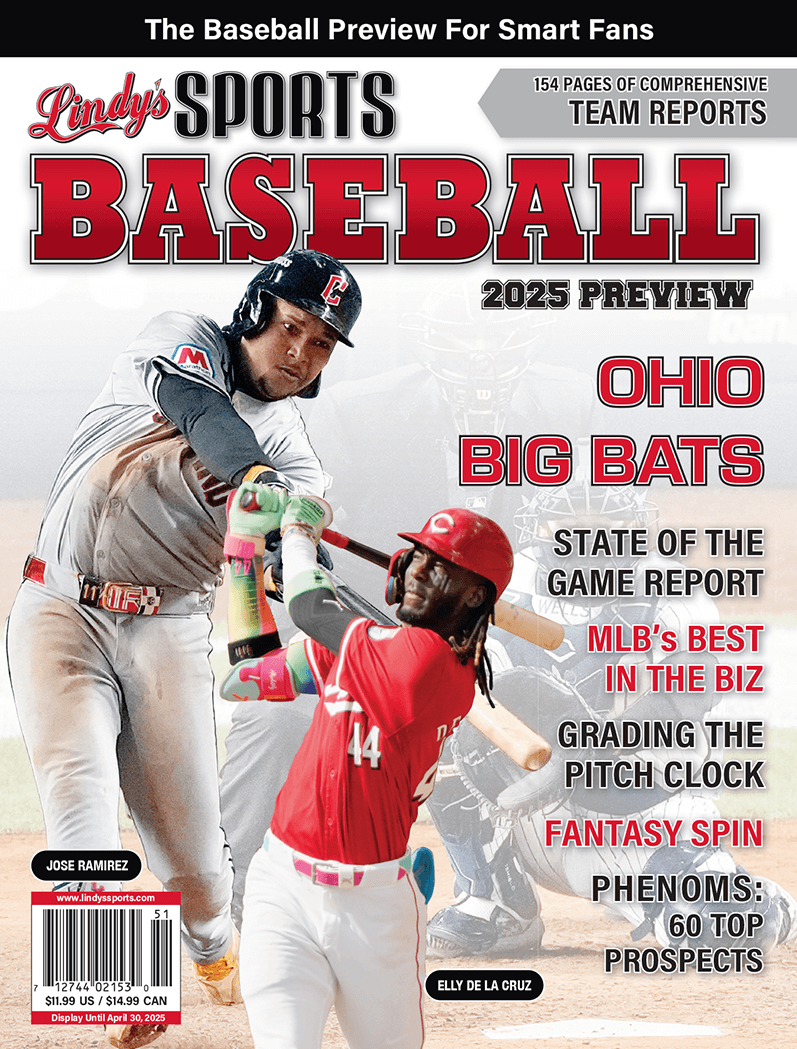 2025 Lindy's Baseball Preview Magazine / Covers Vary Sports Publications LINDY'S SPORTS Cleveland / Cincinnati